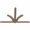 Ekena Millwork Redmond Smooth Timber Gable Bracket, Douglas Fir, 96"W x 64"H x 3 1/2"D x 5 1/2"F, 16/12 Pitch GBW096X64X0406RED00SDF - alternate 2